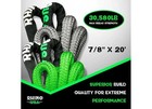 Rhino Usa Krope-78x20-grn 7 8  X 20  Kinetic Energy Recovery Rope Green