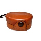 Vintage Barigo Brass Compass With Leather Case Made In Germany  engraved Plate 