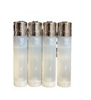 Clear Clipper Lighters 4 Pack Refillable Translucent Full Size - See Through