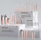 26pcs Nail Clipper Manicure Set Stainless Steel