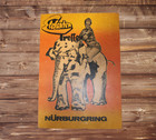 1960s Motorcycle Rally Elefantentreffen Sign  Rare German Motorbike Club Poster