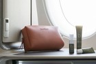 Bamford Cathay Pacific Airline Beige Business Class Amenity Kit  Vegan Leather