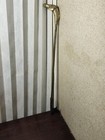 Vintage Brass Equestrian Fire Poker Horse Head Collectors Piece 25 In Long Nice