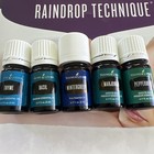 Young Living Raindrop Technique Essential Oils Sealed Set Of 5 Oils In Case Read