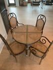 Thonet Design Bentwood  4 Chairs   1 Table  Ca  1970 Italy