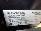 Nortel Ip 2004 Ntdu92 Charcoal 6 Button W  Silver Bezel  8x24 Lcd Incl Handset