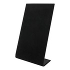 Jewelry Necklace Ramp Black Velvet Display Fixtuxe Holder 8 Inch X 4-3 4 Inch