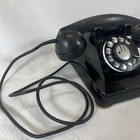 Vintage 1939 Black Bell System Rotary Dial Desk Telephone   not Working 