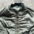 Vintage 80s Military Usaf Intermediate Ma-1 Bomber Flight Jacket Size M