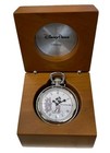Bulova X Disney Polished Platinum Pocket Watch Mickey Steamboat Willie Disney100
