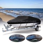 Waterproof Boat Cover Fishing Ski V-hull Runabouts Dust Uv Resistant 20  21  22 