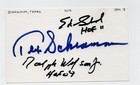 Ralph Wilson  Tex Schramm  Ed Sabol Signed  jssa Coa  Jim Stinson Authentics 