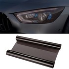 11 88  48 Inches Car Headlight Tint Film  Self Adhesive Vinyl Wrap Light Black