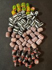 Lot Glass Chevron Beads - 75 Trade Beads 135gr  b999 