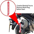 Tapon De Lavado De Escape De Silenciador De 1 07  - 1 85   Motocicleta Dirt    