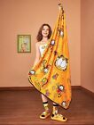 New 55    X 37    Garfield The Cat Pookie Fleece Throw Blanket Pillow 80   s Cartoon