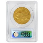 1907  20 High Relief Wire Edge Saint Gaudens Double Eagle Pcgs Ms63