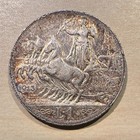 1913 Italy 1 Lira Vittorio Emanuele Iii Monster Toned Obverse