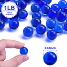Glass Marbles  1lb Blue Marbles Bulk  Vase Filler Decorative Glass Gems Pebbles 