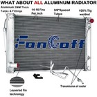 Radiator condenser Combo For 2007-15 Infiniti G37 Q60 G25 G35 10-20 Nissan 370z