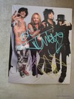 Motley Crue Signed Original 4 Autographed  Tommy Mick Nikki Vince