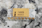 Vintage Rare Gray Intel C4003 Shift Register White Ceramic Collector Mcs-4 C4004
