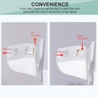 Eco-baby Cabinet Locks For Babies - 20-pack Magnetic Baby Proof Safety Latches