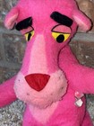 Vintage Pink Panther Plush 1964 Mighty Star 15  Stuffed Animal 