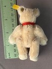 Steiff Miniature Jointed Xs Teddy Baby Off Whitemohair Bear 4    W id So Cute 
