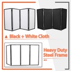 Kojem Dj Foldable Facade Portable Event Booth Panels With Black white Carry Bag