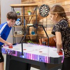 56 Inch Air Hockey Table With Led Digital Scoreboard And Powerful 12v Motor-whit