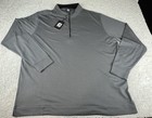 Footjoy Golf Houndstooth Gray   Adult 3xl   1 3 Zip Pullover New With Tags Xxxl