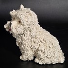 Vintage Westie West Highland Terrier Spaghetti Dog Figurine Art Pottery