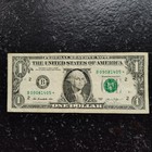 Dc Duplicate Serial Number Star Note B 09081405     One Dollar  1 Bill Error 2013