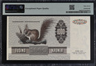 Denmark nationalbank p53g 1992 1000 Kroner pmg 67epq
