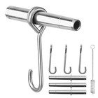 Stainless Steel Maple Syrup Taps Kit  Spiles For Tapping Trees  3 Spiles And Hoo