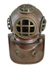 Antique Maritime Diving Helmet Brass Copper Vintage Figurine Art Memorabilia