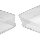Pair Headlight Lens Cover Clear Front Left Right For Slk R171 2005-2011