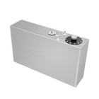 15 Gallon Aluminum Fuel Transfer Tank With Sending Unit For Truck Silver