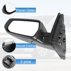 3 Pin Left Driver Side Door Mirror 84705517-pfm For 2016 2022 Chevy Malibu New
