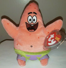 Ty Beanie Baby - Patrick Star The Starfish Mwmts Spongebob Squarepants Plush Toy
