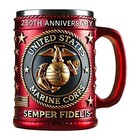 250th Anniversary Military Commemorative Cup  U s  Marine Corps Collector s Cup