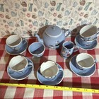 Antique German Child   s Tea Set Hand Painted Children   Very Rare  valuable  33 