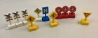 Geotrax Rail   Road System Stop R r cross Turn Signs Replacement Pieces 2003