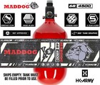 Maddog Hk Army Hstl 68 4500 Carbon Fiber Hpa Compressed Air Paintball Tank Red