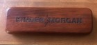 Kinder Morgan Desk Ballpoint Pen In Wood Cut Beautiful Presentation Box Exc Cond