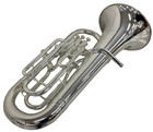 Yamaha Yep-621s Euphonium Silver Plated 4 Valve Compensating Case Mouthpiece