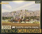 Santa Anita Racetrack 2026 Annual Hanging Wall Calendar Brand New 