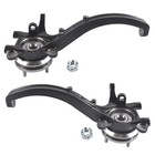 Pair Front Left Right Steering Knuckle   Wheel Hub Bearing Fit For Kia Hyundai