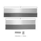 Garage Door Brush Seal 18 Ft  With Aluminum Retainer Fasteners Drafts Resistance